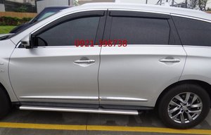 แผ่นบังแดดหน้าต่างรถยนต์ HIC วัสดุ PMMA  สำหรับ QX60 Infiniti JX35 ปี 12~21  กระชับพอดี 100% - Product Image 3
