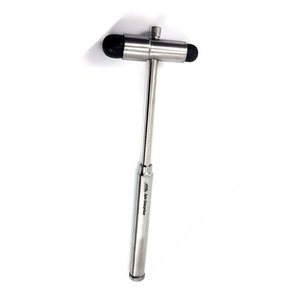 Marteau réflexe de diagnostic, brosse à aiguille, examen neurologique musculaire, outil médical de bonne qualité, 18 cm, manuel, en acier inoxydable - Product Image 3