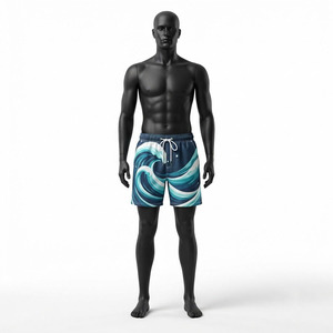 Shorts de sport d'été personnalisés OEM pour hommes – Nouveau style décontracté, best-seller, avec motif uni - Product Image 1