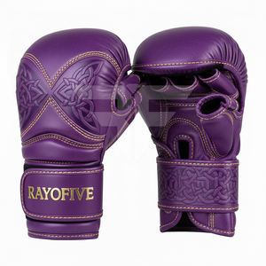 Guantes de Boxeo Profesionales de Piel Sintética PU con Logotipo Personalizado, Guantes de Competición Personalizados - Product Image 2