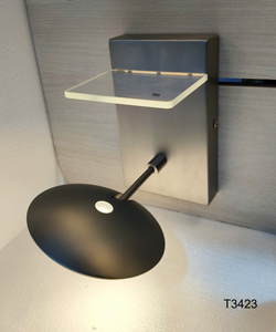 Modern LED <b>Wall</b> Lamp <b>with</b> Glass Shelf & USB-C Charging Station – 8W + 5W Dual <b>Light</b> - Product Image 1