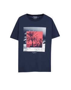 เสื้อยืดคอกลมผู้ชายพิมพ์โลโก้ตามสั่ง ผ้าคอตตอนหวี 100% ซักแบบ Bio Wash เป็นมิตรกับสิ่งแวดล้อม MOQ ต่ำ สไตล์ลำลอง แขนสั้น ผลิตจากโรงงาน - Product Image 6