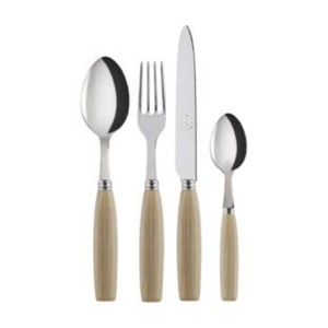 Juego de cubiertos de acero inoxidable de la mejor calidad, diseño elegante, juego de cubiertos clásico de acero para cocina y comedor modernos - Product Image 1
