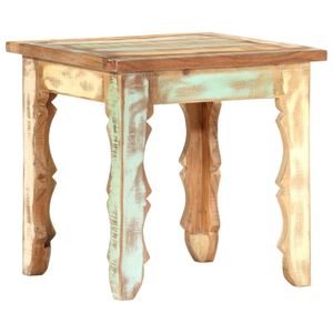 Mesa de Centro Pequeña de Madera Reciclada Sólida de Varios Tipos - Product Image 5