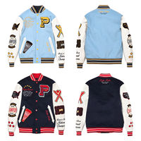 Vente en gros DISCOVER IMPEX Veste bomber varsity en chenille premium unisexe pour l'hiver, col montant, logo brodé personnalisé, matelassée