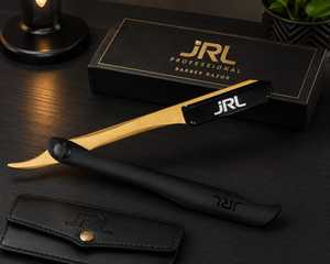 Navaja de Afeitar Magnética de Acero Inoxidable Dorado JRL, Afeitado de Alta Calidad, Logotipo Personalizado, Embalaje a Color - Product Image 3
