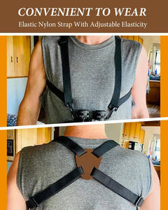 Arnés de pecho ajustable de nailon para binoculares, correa resistente para caza y observación de aves, fabricada por Imra Impex - Product Image 4