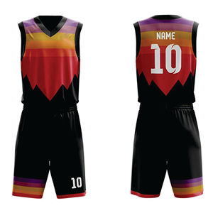 Ensemble d'uniformes de basketball personnalisés avec logo, maillot sans manches et short de couleur unie, fabricant en gros - Product Image 1