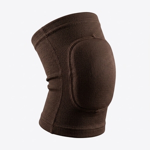 Rodilleras de nailon y algodón tejidas, gruesas, con soporte para rodilla, protección completa, transpirables, ajuste universal, diseño sin cierre para todos. - Product Image 3
