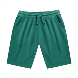 Pantalones Cortos Deportivos Ligeros de 390 GSM, Algodón French Terry, Suaves y Cómodos, Corte Relajado, Cintura Elástica, Proveedor de Marca Privada OEM - Product Image 1