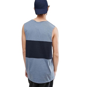 High Quality Custom Mens Fitness Tank Top Branded T-shirt For Bodybuilding Slim Fitness Plus Size Knitted Washed For Boys - Product Image 2