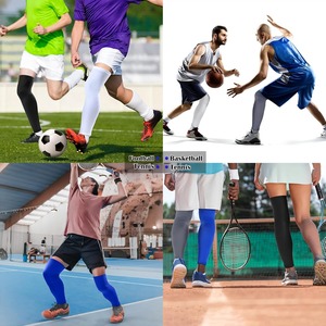 WARPRO - Mangas de Compresión Largas para Piernas, Antideslizantes, Soporte Deportivo para Correr, Baloncesto, Fútbol, Ropa Personalizada OEM - Product Image 6