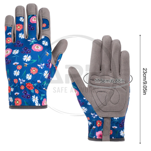Gants de jardinage personnalisés à motifs floraux, respirants, avec paume renforcée, pour travaux de plantation en extérieur - Product Image 2