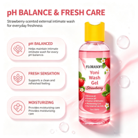Grosir OEM 150ml Gel Pembersih Yoni Hipoalergenik Aroma Mawar Berbahan Dasar Tumbuhan Antibakteri pH Seimbang untuk Kewanitaan Harga Terjangkau
