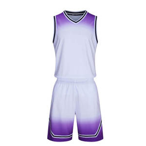 Uniforme de Baloncesto Moderno de Corte Atlético, 100% Poliéster Transpirable, Diseñado para Máxima Movilidad, Fabricación en Masa, Suministro Directo - Product Image 1