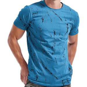 Camiseta al por mayor personalizada con el logotipo de tu marca, 100% algodón, manga corta, para hombre, lisa, informal, de secado rápido, para uso en exteriores. - Product Image 5