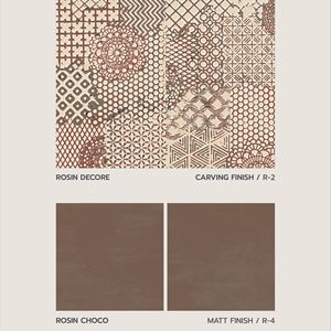 กระเบื้องปูพื้นภายในลายแกะสลักทันสมัยขนาด 600x600 มม. ดีไซน์ล่าสุด ผลิตจากพอร์ซเลนคุณภาพพรีเมียม ผิวขัดเงา ทนกรด - Product Image 1