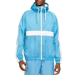 Nylon Custom Mens <b>Y2K</b> Streetwear Tracksuit Color Block Windbreaker 180gsm Jacket and Wide Leg <b>Pants</b> Sets with Graphic Print - Product Image 3