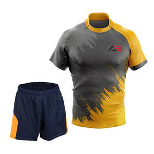 ชุดยูนิฟอร์มรักบี้พรีเมียม เสื้อเจอร์ซีย์ กางเกงขาสั้น สำหรับฝึกซ้อมและแข่งขัน มีสินค้าในสต็อก - Product Image 4