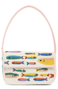 Sac à main élégant et luxueux fait main en perles de verre multicolores et coton, pour femmes et filles, et sacs de rangement multi-usages - Product Image 2
