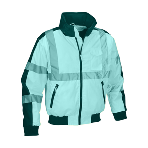 High Visibility Reflective Long Sleeve Safety Shirt Windproof Polyester Workwear for Outdoor Industrial Workers - Product Image 2