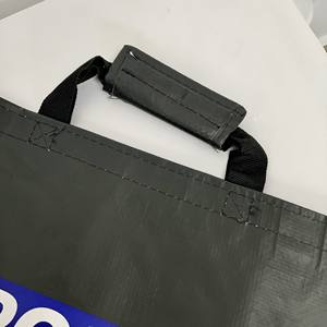 Bolsa de Compras Reutilizable Grande y Resistente Personalizada de Moda con Impresión de su Logotipo, Bolsa de Compras Tejida con Cremallera de Fábrica - Product Image 6