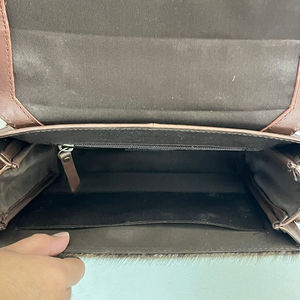 Sac à main en cuir de vachette à carreaux rose et blanc de style occidental pour femmes, sac à bandoulière à main avec poignée tressée - Product Image 6