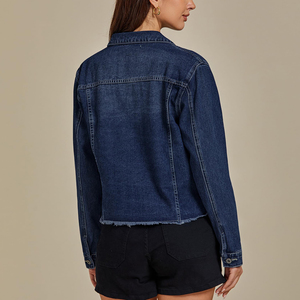 High-Quality Wholesale Price <b>Women's</b> Eco-Friendly Breathable Denim <b>Jacket</b> Custom Colors Quick Dry <b>Women</b> Denim <b>Jacket</b> - Product Image 2