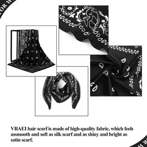 Premium Satin Hair <b>Wrap</b> <b>Head</b> Scarf Custom Logo OEM ODM Wholesale - Product Image 2