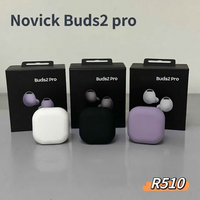 Écouteurs TWS Buds2 Pro, légers, intra-auriculaires, son stéréo clair, ajustement confortable pour le sport, les jeux, les voyages, le bureau, la musique quotidienne