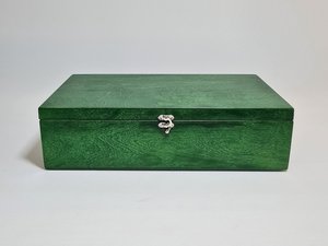 Caja Organizadora Decorativa de Madera Verde, Perfecta para Almacenamiento en la Mesa, Decoración del Hogar y Objetos Personales - Product Image 5