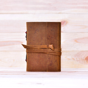 New Hardcover Leather <b>Journal</b> Cotton Paper Vintage Style Perfect Gift High Quality Leather Bound Notebook for <b>Writing</b> & Sketch - Product Image 2