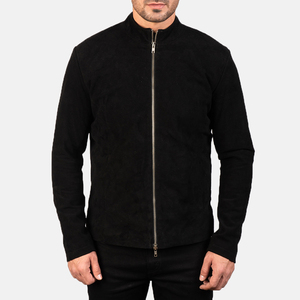 Chaqueta de Cuero de Gamuza para Hombre, Abrigo Casual de Lujo, Sensación Suave, Prenda Exterior Elegante, Fabricante Mayorista OEM, Servicio de Muestras Disponible - Product Image 4