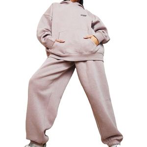 Vente en gros de survêtements haute qualité en tissu vêtements de sport grande taille surdimensionnés respirants pour femmes - Product Image 4