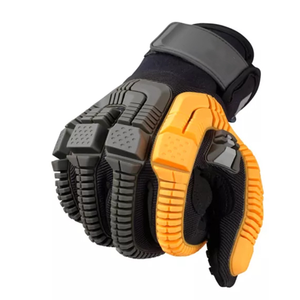 Polyester Mechanics <b>Gloves</b> Elastic Cuff Breathable Durable Heat Resistance Oil Gas Protection High Quality Impact Work <b>Gloves</b> - Product Image 5