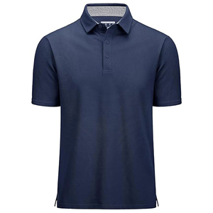 Polo en coton pour hommes, vente en gros, ODM, haute qualité, manches courtes, coupe oversize, broderie logo personnalisé, motif léopard, été - Product Image 1