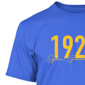 T-shirt vintage inspiré de la sororité Sigma Gamma Rho 1922 pour femmes, avec logo personnalisé, manches courtes, motif graphique classique de l'année de fondation de la sororité - Product Image 4