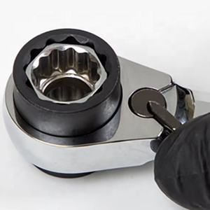 Clé à cliquet réversible double extrémité 8-en-1 90T Taille SAE DIY OEM Fabriqué à Taïwan - Product Image 1