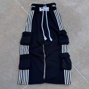 Conjunto deportivo para hombre con logotipo personalizado al por mayor, sudaderas con capucha tipo jogger, pantalones deportivos de doble cintura, diseño nuevo y de gran venta, corte ajustado, en venta. - Product Image 6