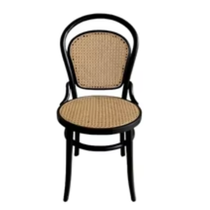 เก้าอี้ร้านอาหารเฟอร์นิเจอร์ทำจากไม้สักและหวายผสมผสานการตกแต่งที่ราบรื่นและประณีตการออกแบบที่เรียบง่าย - Product Image 4