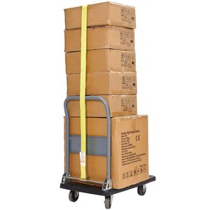 Set di 8 Cinghie a Cricchetto Premium 5 cm x 4,5 m, Resistenza alla Rottura 4400 lb, Materiale PE, Cinghie a Cricchetto Senza Fine per E-Track, Certificate TUV SGS - Product Image 3