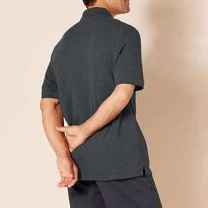 เสื้อโปโลสำหรับผู้ชายเสื้อกีฬาลำลองพิมพ์ลายสีพื้นเสื้อโปโลสำหรับเล่นกอล์ฟแบบซับลิเมชัน - Product Image 6