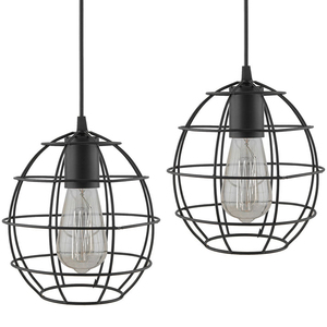 Wholesale Price Iron Wire Black Finished Hanging Wall Mount Celling Pendant <b>Lamp</b> Lighting Lantern Home Interior Decorative <b>Lamp</b> - Product Image 1