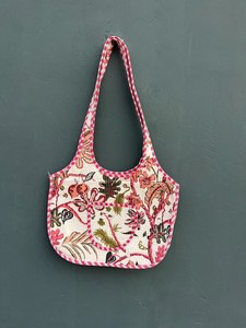 Bolso de Hombro Acolchado de Algodón Estilo Bohemio al por Mayor para Mujer, Bolso Tote Casual Ligero - Product Image 6