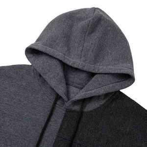 Sweat-shirt à capuche color block pour homme, tricoté, manches régulières, style automne - Product Image 6