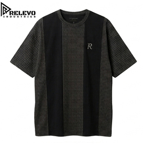 เสื้อยืดผู้ชายคุณภาพสูง พรีเมียม สีดำชาร์โคล ทรงหลวม ผ้าสองชั้น น้ำหนัก 220 กรัม ลุคสบายๆ ลายตัวอักษรเรียบง่าย - Product Image 1