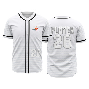 เสื้อเบสบอลซอฟต์บอลแบบสั่งทำพิเศษ พิมพ์ลายแบบ Sublimation ติดกระดุมทั้งตัว ผลิตจากโพลีเอสเตอร์คุณภาพสูง สำหรับนักกีฬา ขายส่ง - Product Image 6