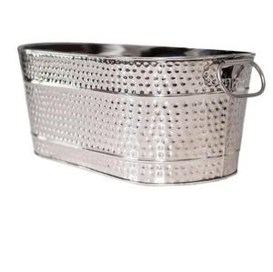 Seau à glace moderne en métal, refroidisseur personnalisable, porte-vin pour bar, accessoires écologiques pour fêtes et mariages - Product Image 2