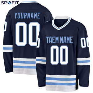 Camiseta de Hockey sobre Hielo para Equipos Profesionales, Personalizada con Sublimación a Todo Color, Nombre, Número y Logotipo, Tela de Alta Resistencia 100% Poliéster, Deportiva - Product Image 5