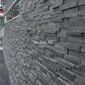 Revêtement mural extérieur en pierre naturelle de luxe, aspect marbre brisé, résistant aux intempéries, pour projets hôteliers et résidentiels - Product Image 2